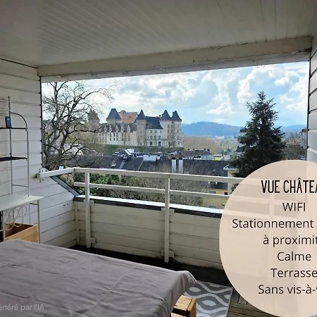 Vue Chateau - Terrasse - Proximite Centre * Pau